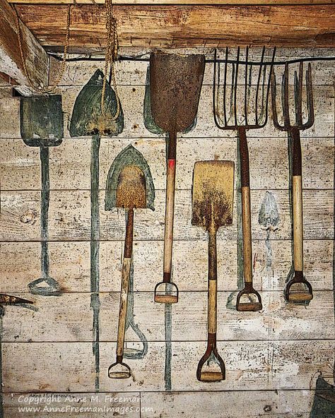 Found on Bing from etsy.com Old Farm Tools, Rustic Barn Decor, Rusty Tools, Barn Wall Art, Farm Tools, Barn Decor, Farm Art, Antique Tools, Old Tools