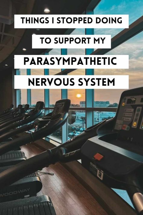 There are heaps of things we can do to support our parasympathetic nervous system and our "rest and digest" response. But, sometimes doing less can support us more. Activating our parasympathetic nervous system helps to take us out of the "fight or flight" response from the sympathetic nervous system. In this article I rounded up the things to stop doing to support our parasympathetic nervous system. Vaso Vagal Response, Healing Disregulated Nervous System, Para Sympathetic Nervous System, How To Calm Down Nervous System, How To Heal A Disregulated Nervous System, Calm Nervous System Quotes, Rest And Digest Nervous System, How To Activate Parasympathetic Nervous System, Sympathetic Nervous System Overactive