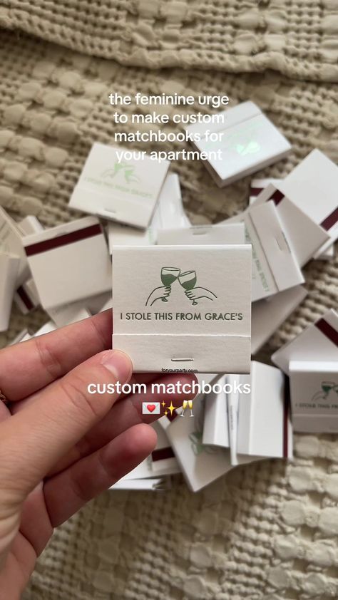 Apartment Matchbooks, Custom Matchbooks Birthday, Custom Matchbooks For Home, Wedding Match Books, Custom Matchbooks Wedding, Matchbook Art Ideas, Diy Matchbook, Custom Wedding Matchbooks, Custom Match Boxes