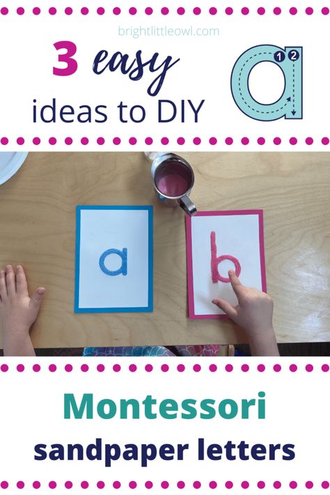 sandpaper letters, montessori, language curriculum, phonics, sensory Diy Sandpaper Letters, Sandpaper Letters, Letters Diy, Letter Diy, Montessori Diy, Montessori Toddler Activities, Homeschool Kids, Teaching Letters, Preschool Age