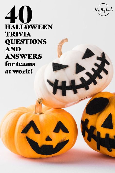 Spooky season is here, and we are ready to deliver our top halloween trivia questions and answers so your team can have fun all season long.
This article will feature 40 awesome Halloween trivia questions and answers, including halloween movie trivia, halloween pop culture, halloween traditions, and halloween disney trivia! Halloween Movie Trivia And Answers, Halloween Movie Trivia, Halloween Trivia Questions And Answers, Halloween Pop Culture, Halloween Trivia Questions, Halloween Questions, Movie Trivia Games, Halloween Trivia, Movie Trivia Questions