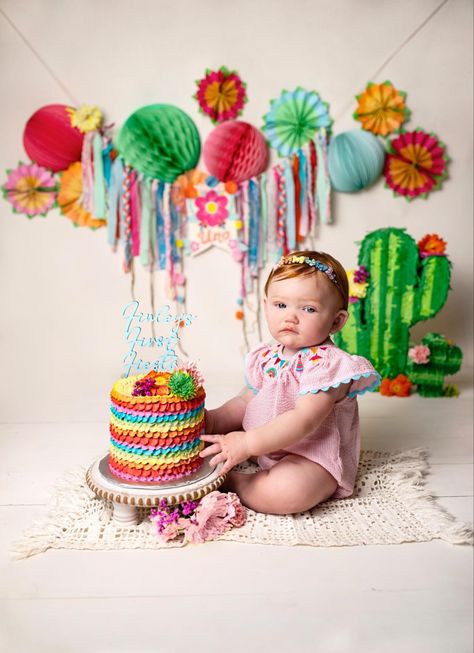 First Fiesta Photo Shoot, Mexican Smash Cake, First Fiesta Smash Cake, Fiesta Smash Cake, First Fiesta Cake, Fiesta Cake Smash, First Fiesta, Fiesta Cake, Baby Cake Smash