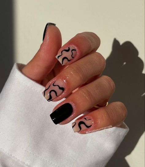 Abstract Nail, Designs Ideas, Nails Nailart, Manicure, Nail Designs, Nail Polish, Nail Art, Square, Nails