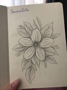 Drownings Easy Flowers, Flower Pencil Sketches Simple, Flower Drawing Pencil Easy, Scetchbook Draws Flower, Drawing Inspo Flowers, Easy Drawing Ideas Flowers, Easy Aesthetic Flower Drawings, Cool Sketch Ideas Easy Flowers, Simple Drawing Ideas Aesthetic Pencil