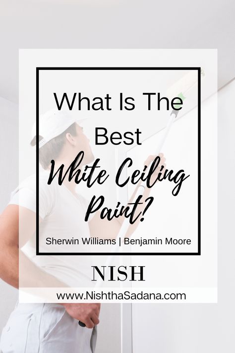 Sherwin Williams Ceiling Paint, Best Ceiling Paint, Best Sherwin Williams Paint, White Ceiling Paint, Decorators White Benjamin Moore, Ceiling Paint Colors, White Interior Paint, Sherwin Williams White, Color Consultation