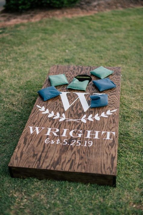 Reception Activities, Wedding Reception Games, Grant Hill, Photography Journal, Backyard Reception, Cocktail Hour Wedding, Cornhole Board, Wedding Activities, Board Inspiration