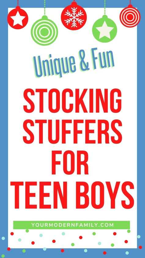 Stocking Stuffers for Teen Boys (that they'll WANT!) Stocking Stuffers Teen Boys, Stocking Stuffers For Teen Boys, Beautiful Craft Ideas, Sticking Stuffers, Cheap Stocking Stuffers, Stocking Stuffers For Boys, Stocking Stuffers For Teens, Unique Stocking Stuffers, Gifts For Teen Boys