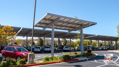 More and more schools and colleges are adding solar support systems on their parking lots - helping their districts become their own power-plants! College Parking Lot, Childcare Facility, School Parking Lot, Parking Building, School Background, Christmas House Tour, Architecture Company, Architecture Engineering, School Wall Art