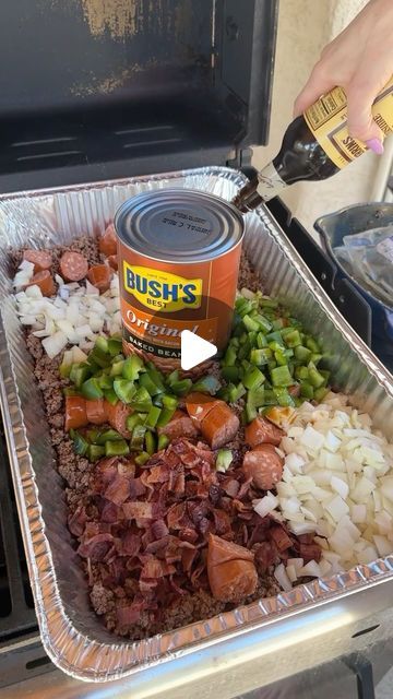 Elaine on Instagram: "Best BBQ recipe 🤠 look out for the boar taint y’all! 🐷 #food #foodie #yum #yummy #fyp #foryou #cooking #baking #grilling #bbq #reel #reels #viralreels #reelsviral #viral #fyp #foryou" Best Bbq Recipes, Barbecue Side Dishes, Bbq Recipe, Baked Bean Recipes, Bbq Dinner, Grilled Dinner, Summer Grilling Recipes, Potluck Dishes, Cookout Food