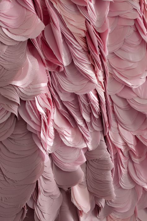 Eclectic Trends | Textile installations by Hanne Friis - Eclectic Trends Sculpture Textile, Textil Design, Texture Inspiration, Weddings By Color, Pastel Decor, Textile Texture, Tapeta Pro Iphone, Wallpaper Vintage, Everything Pink