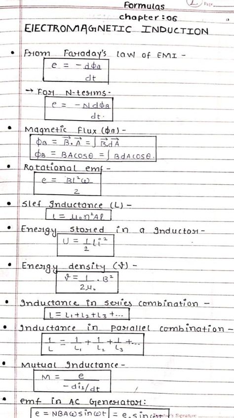 Btech Cse Notes, Mht Cet Notes, Hand Fracture Fake Story, Electromagnetic Induction Notes, Physics Formulas 12th, Physics Notes Class 12, Basic Physics Formulas, Study Physics, Neet Notes