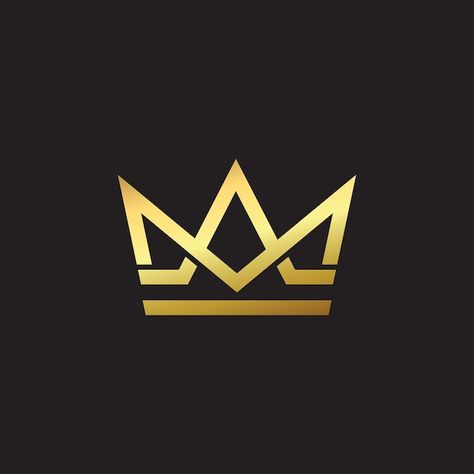 Cool Crown Designs, Royal Logo Design Ideas, Crown Logo Png, Crown Logo Design Ideas, Anime Crown, Crown Logos, Golden Crown Logo, Royal Logo Design, King Crown Logo