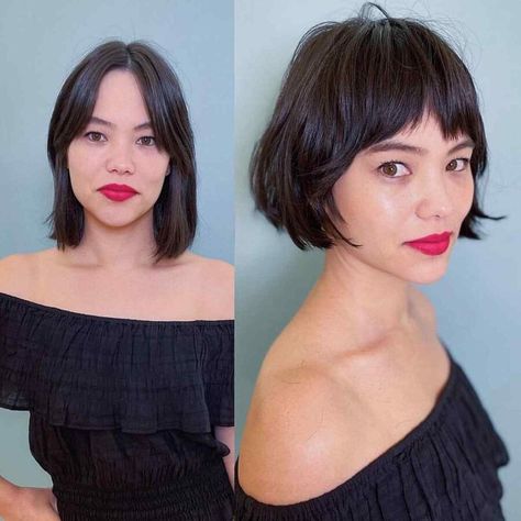 28 Best Ways to Pull Off The French Bob for Fine Hair French Bob For Straight Hair, French Bob Fine Hair, Neck Length Hair, Kort Bob, French Bob, Fine Straight Hair, Corte Bob, Estilo Hippy, Bob Hairstyles For Fine Hair