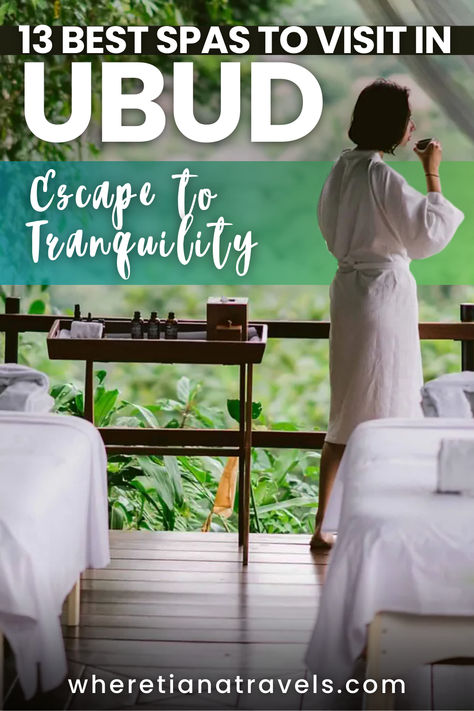 Immerse yourself in the serene world of Ubud's top spas, where relaxation meets nature. This guide showcases 13 exceptional spa experiences in Bali's cultural heart, offering a perfect blend of traditional Balinese healing and luxurious pampering amidst lush greenery. Ideal for rejuvenation and tranquility. Ubud Spa, Bali Spa, Spa Retreats, Wellness Experience, Ayurvedic Spa, Local Girl, Spring Spa, Spa Retreat, Best Spa