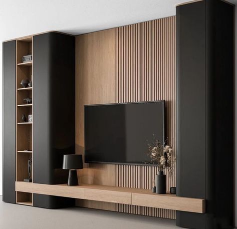 Tv Wall Design Luxury, Modern Tv Room, Tv Unit Decor, Modern Tv Wall Units, Living Room Wall Units, Modern Tv Units, Wall Tv Unit Design, Bedroom Tv, Living Room Tv Unit Designs