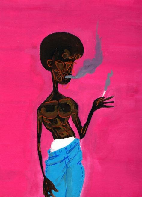 Arte Grunge, Art Noir, Black Art Painting, Afrocentric Art, Black Art Pictures, Arte Inspo, Afro Art, Ethereal Art, Funky Art