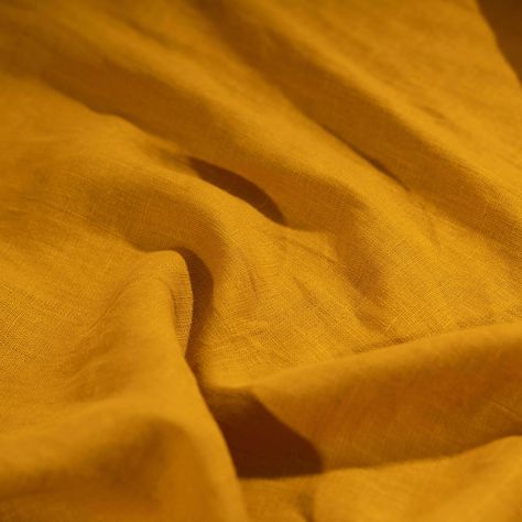 Our 100% Golden Mustard Yellow Linen Fabric is expertly woven from sustainable European flax then stonewashed to add ultimate softness to the natural linen you know and love. Crafted in Europe to OEKO-TEX® standards and intentionally created to last, this fine quality linen makes one of the best fabrics for dress making, curtains, cushions, bedding, tablecloths, napkins and other home textiles. Composition: 100% natural European linen Weight: 205 g/m² or 6.05 oz/yd² Width: 145 cm or 57" Country Mustard Yellow Aesthetic, Cushions Bedding, Making Curtains, Mustard Fabric, Mustard Yellow Color, Fabric For Sewing, Deep Autumn, Linen Fabrics, Sustainable Textiles