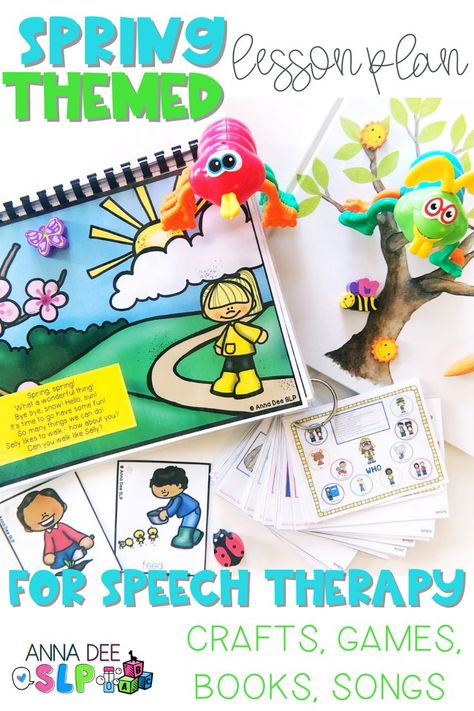 Themed Speech Therapy Activities, Easter Speech Therapy Activities, Easter Speech Therapy, Spring Speech Therapy Activities, Speech Therapy Free, Speech Therapy Themes, April Preschool, Spring Speech Therapy, Spring Preschool Activities