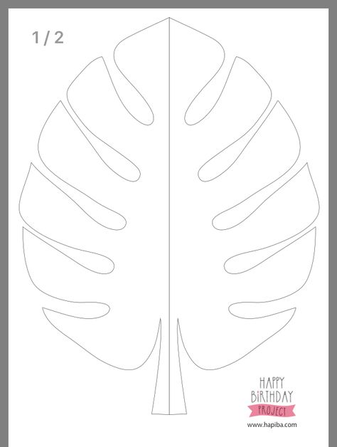 Jungle Leaf Template Printable Free, Free Leaf Template Printable, Tropical Leaves Template, Leaf Template Printable, Big Leaf Plants, Decoration Creche, Kids Sunday School Lessons, Stationary Craft, Kitty Party Games