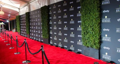 Red Carpet Design, Conference Decor, Red Carpet Decorations, Red Carpet Background, Red Carpet Backdrop, Red Carpet Theme, Photowall Ideas, Bar Deco, Nfl Superbowl