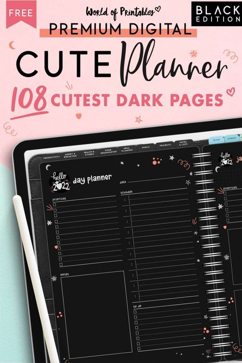 Free Goodnotes Planner Template Pink, Free Download Planner Goodnotes, Ipad Calendar Template Goodnotes, Pdf Digital Planner Free, Digital Planner Template Ideas, Free Digital Templates For Goodnotes, Goodnotes Template Free Paper Cute, Procreate Planner Template, Procreate Calendar Template