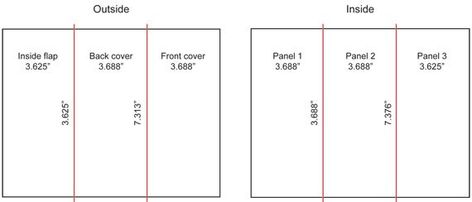 What Are the Dimensions of a Tri Fold Brochure? | StockLayouts Blog Indesign Projects, Pamphlet Ideas, Diy Brochures, Business Paperwork, Tri Fold Brochure Design, Pixel Photoshop, Church Brochures, Brochure Folds, Brochure Size