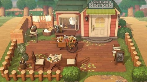 Cottagecore Animals, Able Sisters, Cottagecore Ideas, Cottagecore Animal Crossing, Acnh Design Ideas, Animal Crossing Island Inspo, Pagoda Garden, Acnh Cottagecore, Animal Crossing 3ds