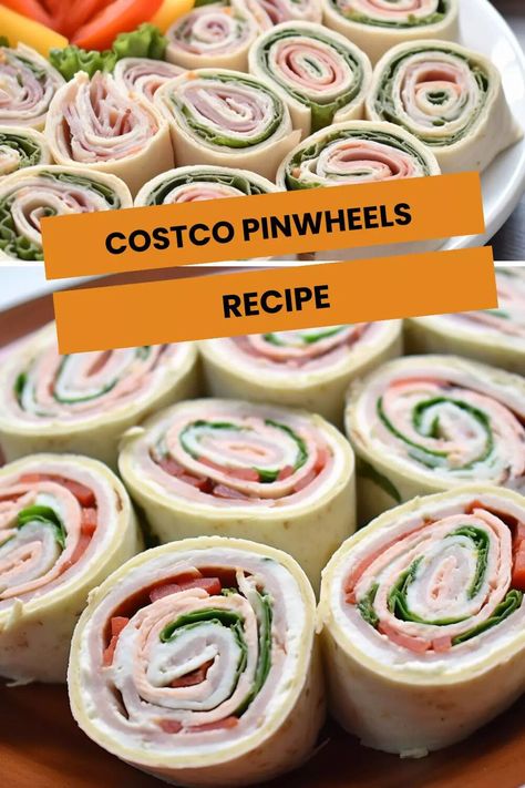 Costco Pinwheels Recipe – Hungarian Chef Costco Pinwheels, Costco Meals, Easy To Make Appetizers, Deli Turkey, Pinwheel Recipes, Vegan Cream Cheese, Soften Cream Cheese, Few Ingredients, Family Gatherings