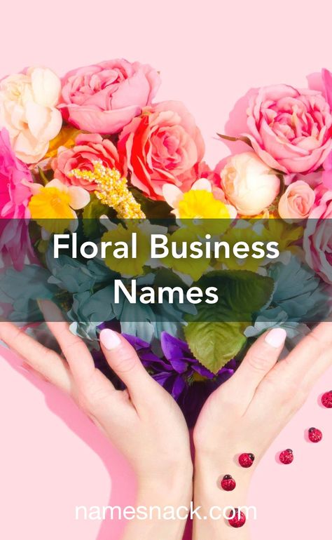 20 sweet name ideas for your floral business. Florist Business Name Ideas, Floral Shop Names Ideas, Florist Shop Name Ideas, Floral Business Names, Florist Name Ideas, Flower Shop Names Ideas, Flower Business Names, Cosmetics Names Ideas, Floral Names