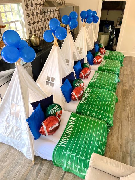 Themes | Happy Little Glampers Of The Lowcountry Boys Sleepover Party Ideas, Teepee Birthday Party, Slumber Party Tents, Teepee Sleepover Party, Tent Sleepover, Boy Sleepover, Birthday Party Rentals, Teepee Sleepover, Party Rental Ideas