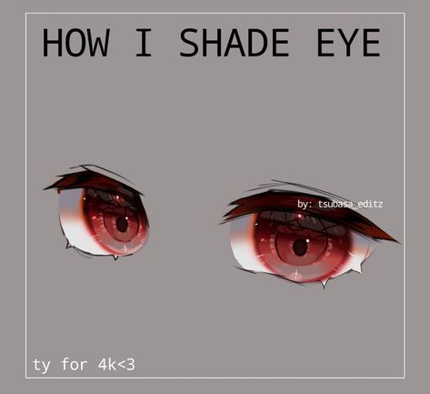 Open Comission on Instagram: “Since some of yall ask for eye tutorial Nsjajss pls ignore the number if you have something to ask you can ask it in dm…” Procreate Free Brushes, Eye Shading, Gacha Things, الفن الرقمي, Free Brushes, Eye Drawing Tutorials, Paint Brush Art, Creative Drawing Prompts, Digital Art Beginner