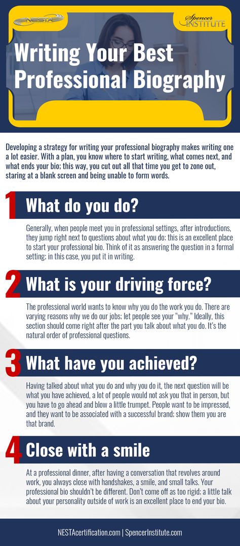 How do I write a biography about myself?, How do I write a profile about myself?, How do you introduce yourself professionally?, How do you organize a biography?, How do you write a good bio?, How do you write a good biography?, How do you write your life story?, how to start a biography introduction, What should be included in a biography presentation?, What should be included in a biography?, writing a biography How To Write About Myself, Professional Introduction Of Myself, How To Write A Biography About Yourself, Biography Presentation, Presentation About Myself, Biography Writing, Autobiography Writing, Writing A Bio, Writing A Biography