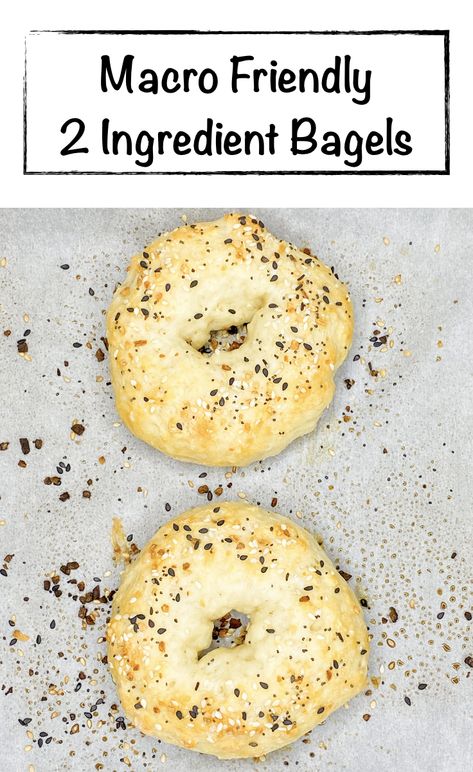 2 Ingredient Bagels, Healthy Bagel, Bagel Recipe Easy, Bagels Recipe, Weight Watcher Desserts, Bagel Toppings, Fast Meals, Keto Bagels, Macro Friendly Recipes