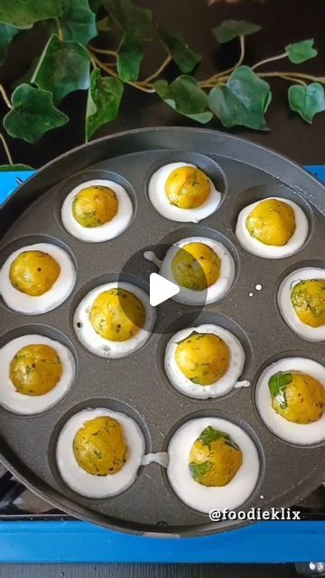 Appe Pan Recipes, Appe Recipe Indian, Veg Breakfast Ideas, Quick Breakfast Ideas Indian, 2min Snacks, Breakfast Ideas Indian, Indian Breakfast Ideas, Quick Indian Snacks, Breakfast Recipes Indian Veg