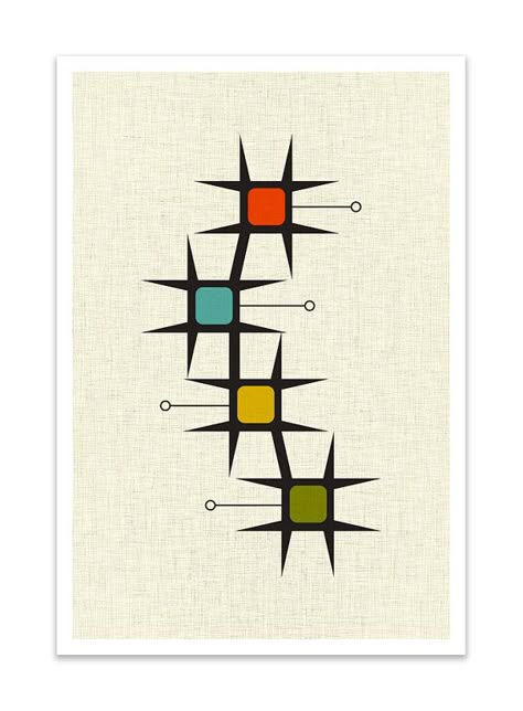 Mid Century Modern Patterns Geometric, Mid Century Modern Logo Design, Mid Century Modern Artwork, Mcm Art, Mid Century Modern Patterns, Afrique Art, Quilt Modernen, Mid Century Modern Decor, Mid Century Modern Art