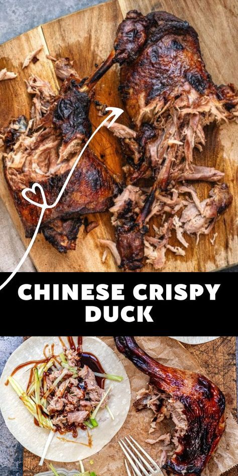 Duck Meat Recipes, Duck Recipes Whole, Chinese Duck Recipe, Goose Breast Recipe, Whole Duck Recipes, Crispy Duck Recipes, Duck Leg Recipes, Chinese Roast Duck, Peking Duck Recipe