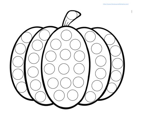 Do a Dot Pumpkin printable worksheet Halloween Dot Painting, Dot Painting Printables, Pumpkins Preschool, Dot Marker Printables, Halloween Worksheets, Pumpkin Activities, Dot Worksheets, Pumpkin Printable, Do A Dot