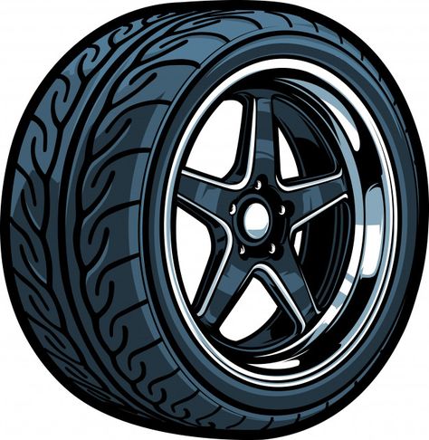 Tire | Premium Vector #Freepik #vector #car #stone #wheel #racing Tire Vector, Tired Cartoon, Motorcycles Logo Design, Gambar Lanskap, Tire Art, Automotive Illustration, Jdm Wallpaper, Cool Car Drawings, Ramadan Decoration