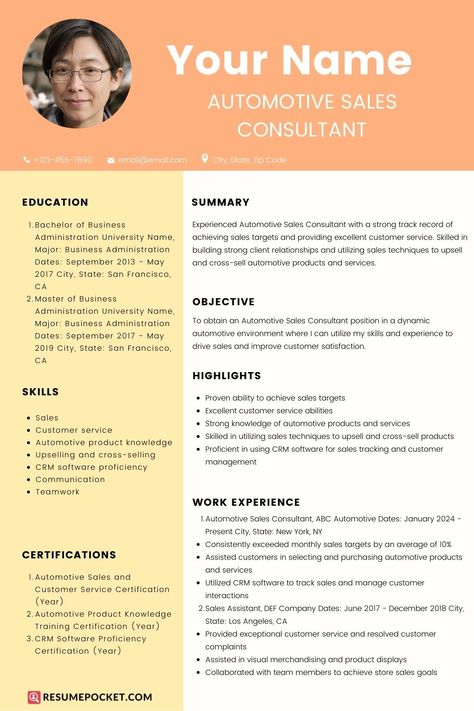 Check out our post on how to create a professional automotive sales consultant resume! We've included examples, skills, and a summary to help you write a resume. #automotivesales #resumetypes #careeradvice #resumewriting Profile Summary For Resume, Ganpati Photo, Career Change Resume, Consultant Resume, High School Resume, School Resume, Sales Resume Examples, Job Interview Answers, English Knowledge