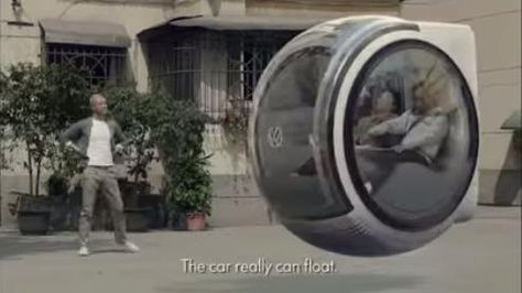 Volkswagen Levitating Car : snopes.com Floating Car, Hover Car, Architecture Drawing Presentation, Car Concept, Volkswagen Car, Flying Car, Car Projects, History Channel, Fancy Cars