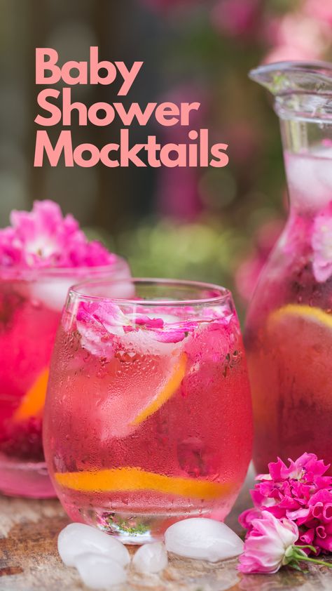 Top 12 Baby Shower Mocktails Beverage Ideas Non Alcoholic, Mommy Mocktails Non Alcoholic, Non Alcoholic Welcome Drinks, Drinks For Baby Shower Girl, Baby Shower Drinks Non Alcoholic, Baby Shower Mocktails Non Alcoholic, Baby Shower Cocktail Names, Baby Shower Punch For Girl, Mommy Mocktail