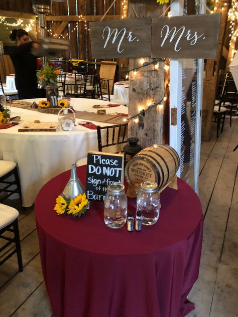 Instead of a unity candle, why not hold a Whiskey Blending as part of your ceremony? Elegant, unusual and fun! Whiskey Unity Ceremony, Unity Ceremony Ideas Rustic, Unique Unity Ideas, Unity Ceremony Ideas, Moody Wedding Decor, Unity Ideas, Unique Rustic Wedding, Wedding Ceremony Unity, Smith Wedding