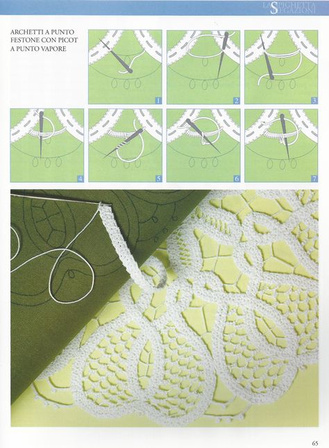 uncinetto rinascimento - Renaissance Crochet Lace instructions: Fiber Art Crochet Battenberg Lace, Needle Tatting Patterns, Romanian Lace, Bruges Lace, Irish Crochet Motifs, Bobin Dantel, Art Crochet, Lace Tape, Crochet Cord