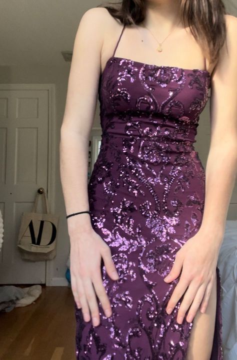 Euphoric Prom Dress, Sequin Purple Dress, Deep Purple Homecoming Dress, Sparkly Purple Prom Dresses, Windsor Purple Dress, Dark Purple Sequin Prom Dress, Sparkly Dark Purple Dress, Putple Prom Dress, Purple Dresses Hoco