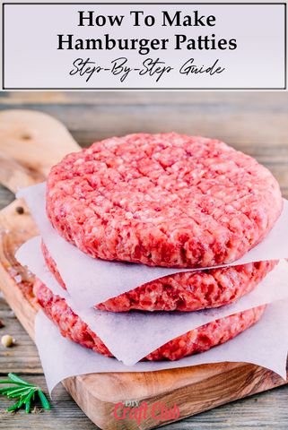 Make Hamburger Patties, Hamburger Patties Recipe, Juicy Hamburger Recipe, Homemade Burger Patties, Best Hamburger Patty Recipe, Best Hamburgers, Best Hamburger Recipes, Homemade Hamburger Patties, Burger Patty Recipe