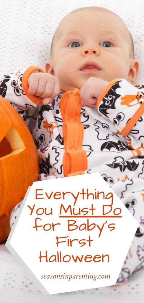 baby in Halloween pajamas sitting with pumpkin Halloween For Newborn, Baby’s First Fall Ideas, Newborn Bear Costume, Halloween With A Newborn, 5 Month Halloween Costume Boy, Newborn Crafts Halloween, Halloween Ideas For 3 Month Old, First Pumpkin Ideas, Halloween For One Year Old