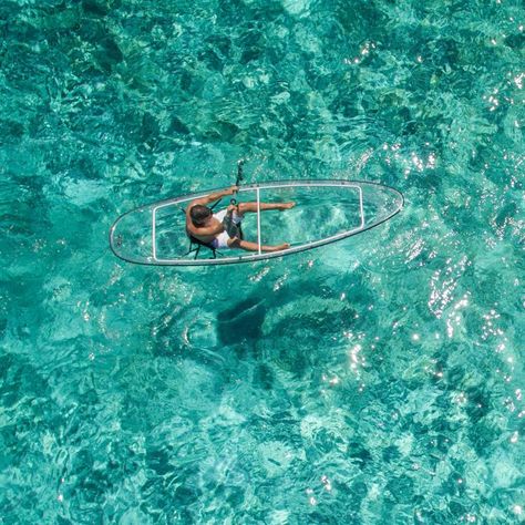 Transparent Kayak - See-Through Canoe Crystal Kayak Pose, Kayak Pose, Clear Canoe, Transparent Kayak, Crystal Kayak, Clear Kayak, Wooden Kayak, Recreational Kayak, Tandem Kayaking