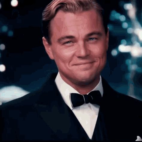 Leonardo Dicaprio GIF - Leonardo Dicaprio - Discover & Share GIFs Happy 46th Birthday, Jay Gatsby, 46th Birthday, Go To The Cinema, Roaring 20's, Gatsby Style, Motion Pictures, The Great Gatsby, Great Gatsby