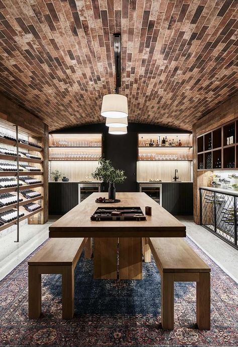 Dreaming of a well-stocked wine room at home? The odds may be stacked in your favour. Underground Wine Cellar, Home Wine Cellars, Custom Wine Cellars, Wine Cellar Design, Cellar Design, Albert Park, Wine House, Wine Cellars, Art Deco Home