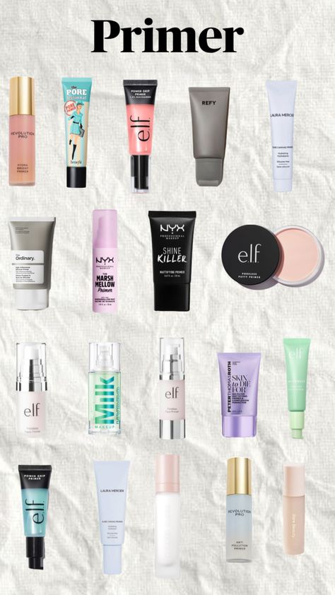 Make Up Primer Best, Cheap Primer, Primer For Sensitive Skin, Primers For Dry Skin, Milk Primer, Primer Products, Primers For Oily Skin, Best Primers, Silicone Primer